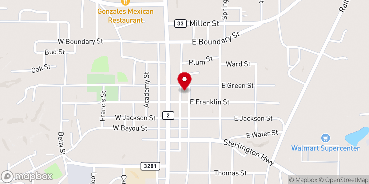 Map showing location of United States Postal Service