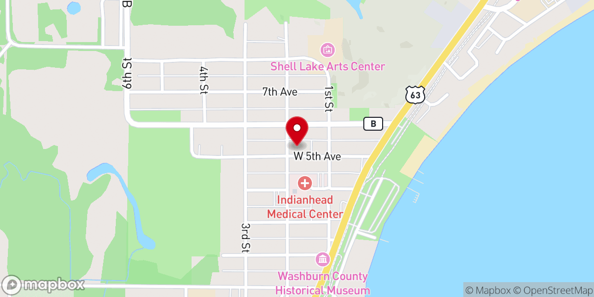Map showing location of St Joseph's Catholic Church