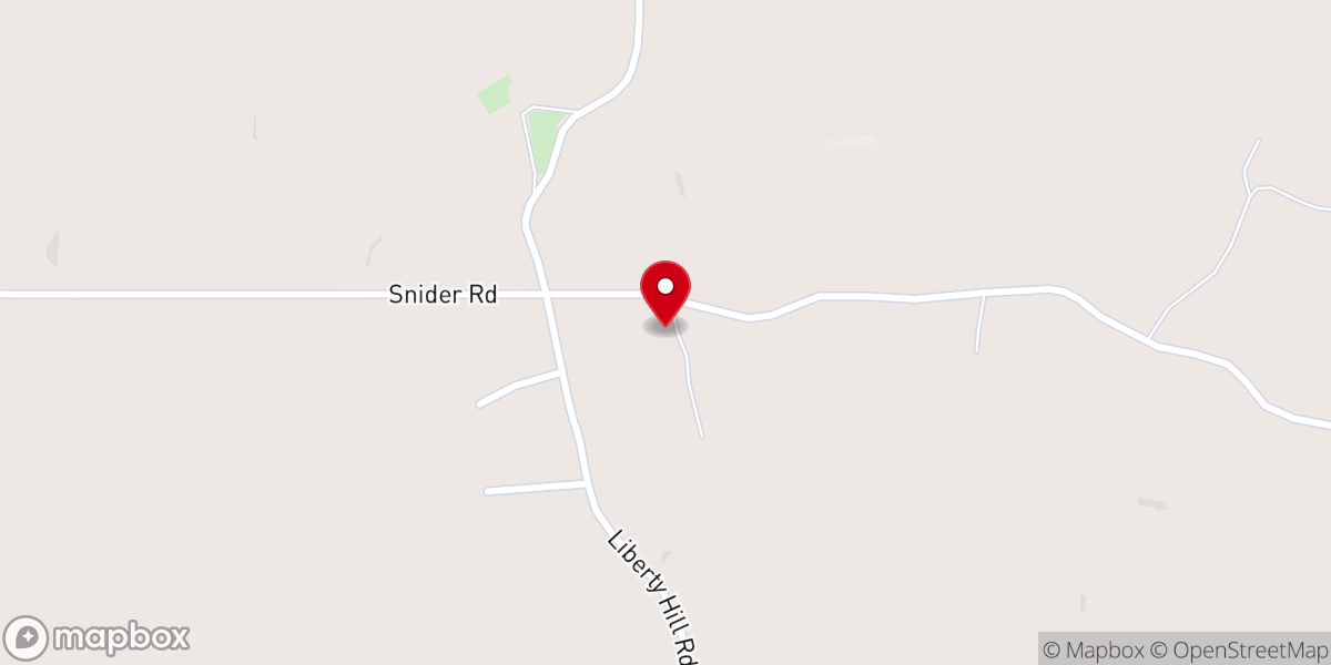 Map showing location of Pastor Tim Ellis