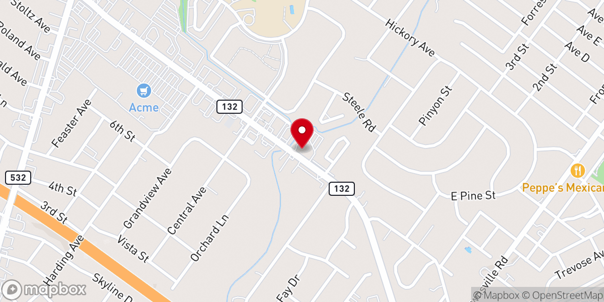 Map showing location of Word of Life Church