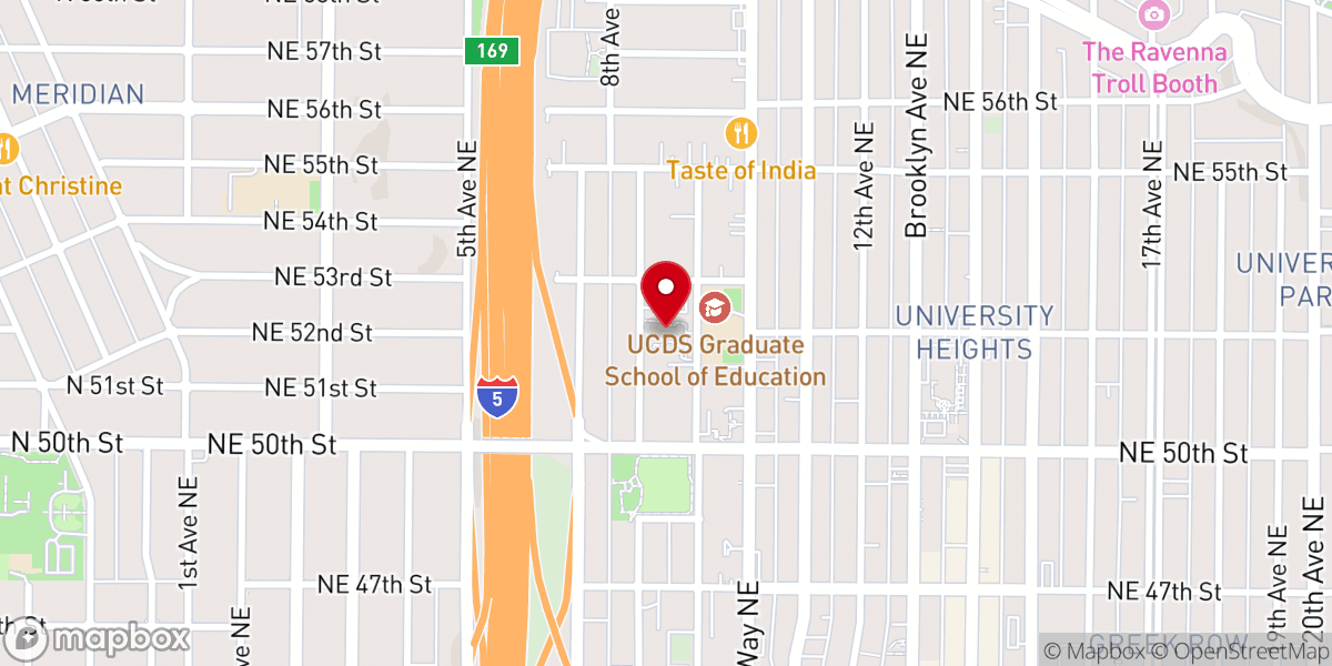 Map showing location of Blessed Sacrament Catholic Church