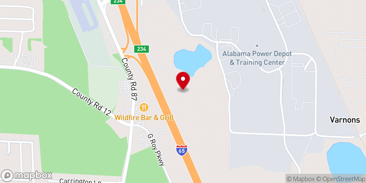 Map showing location of Outreach Church