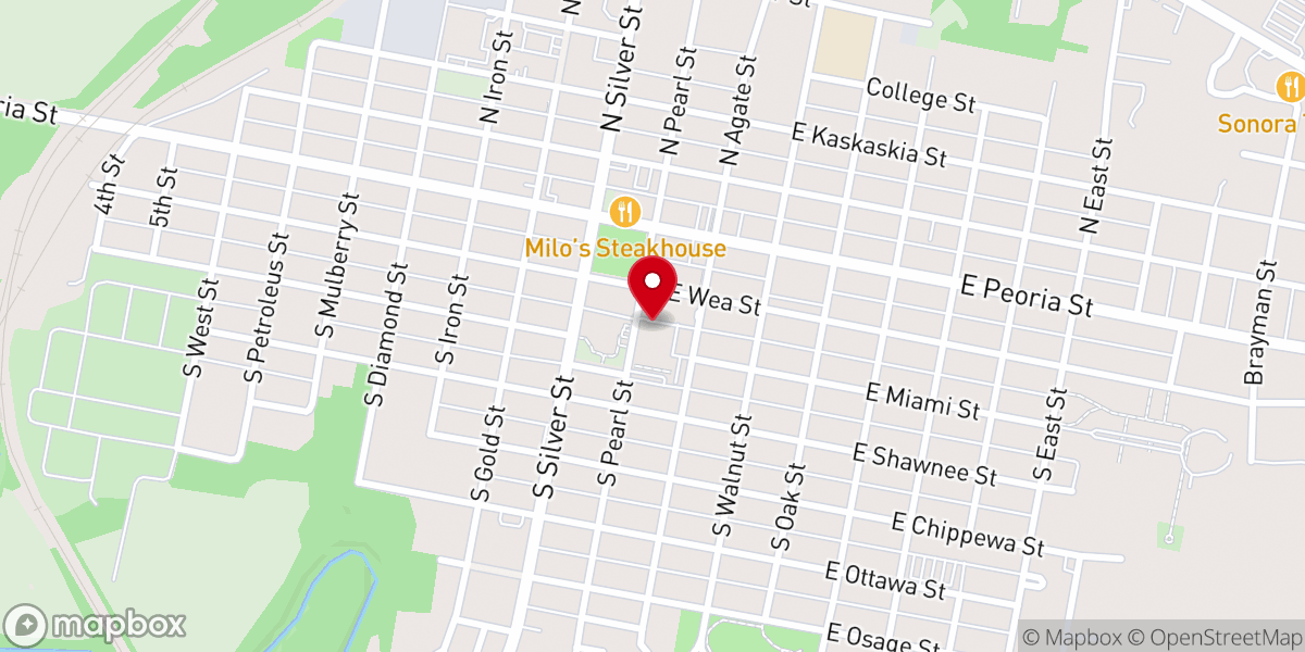 Map showing location of Miami County Republic
