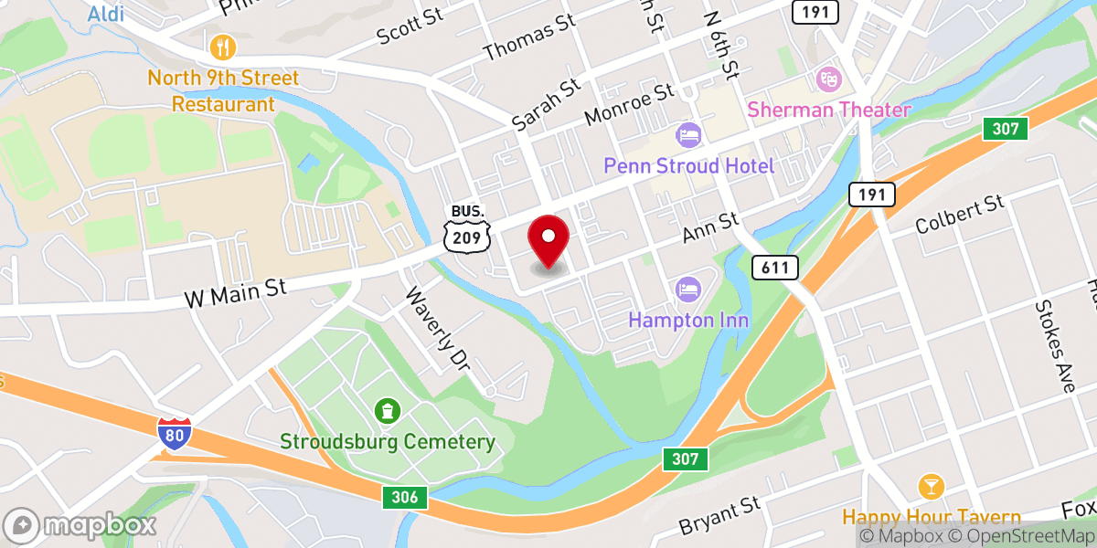 Map showing location of RCCG Winners Chapel
