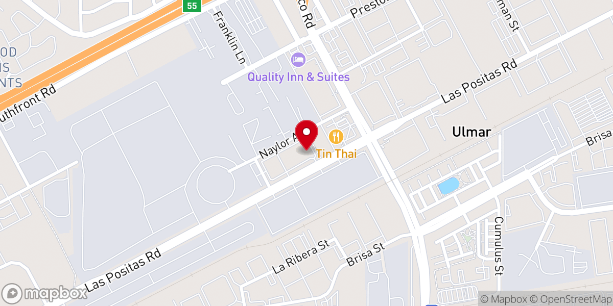 Map showing location of Discovery Church of the Nazarene