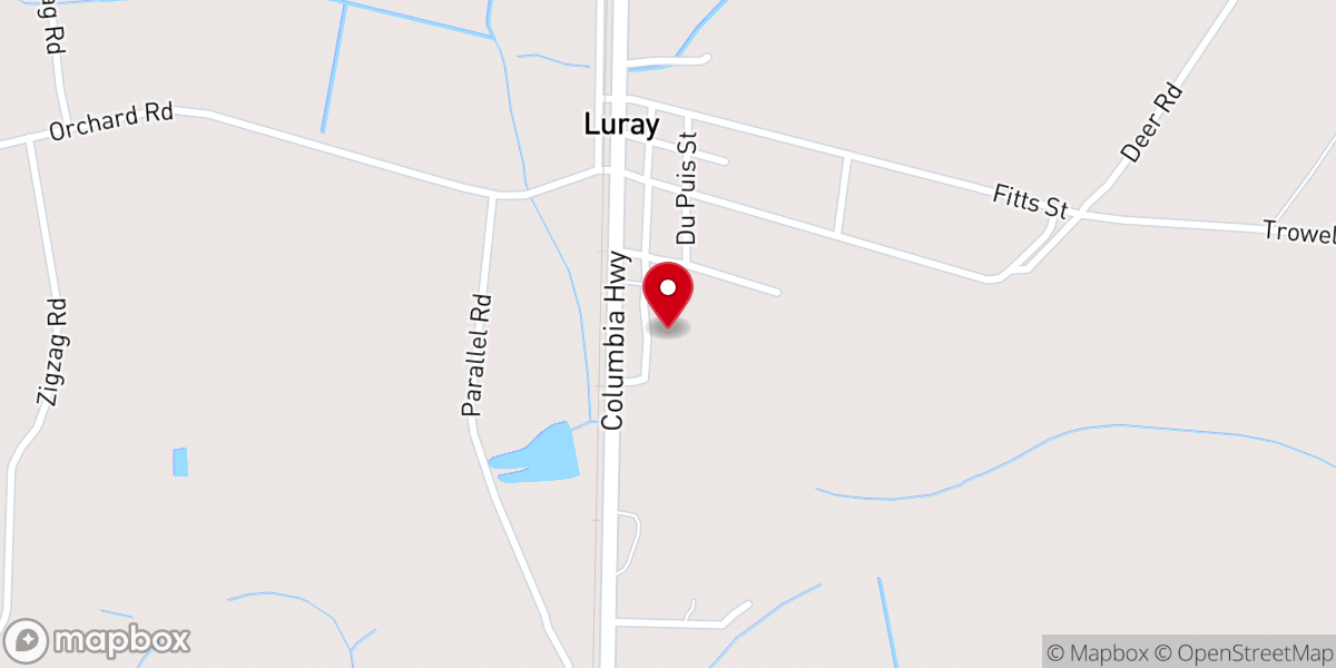 Map showing location of St. Mary Holiness Church