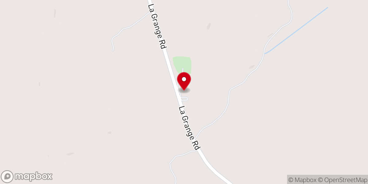 Map showing location of Mount Olive Church