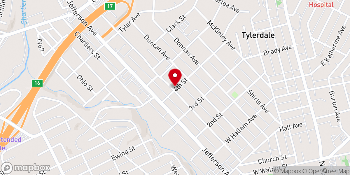 Map showing location of New Life In Christ Church