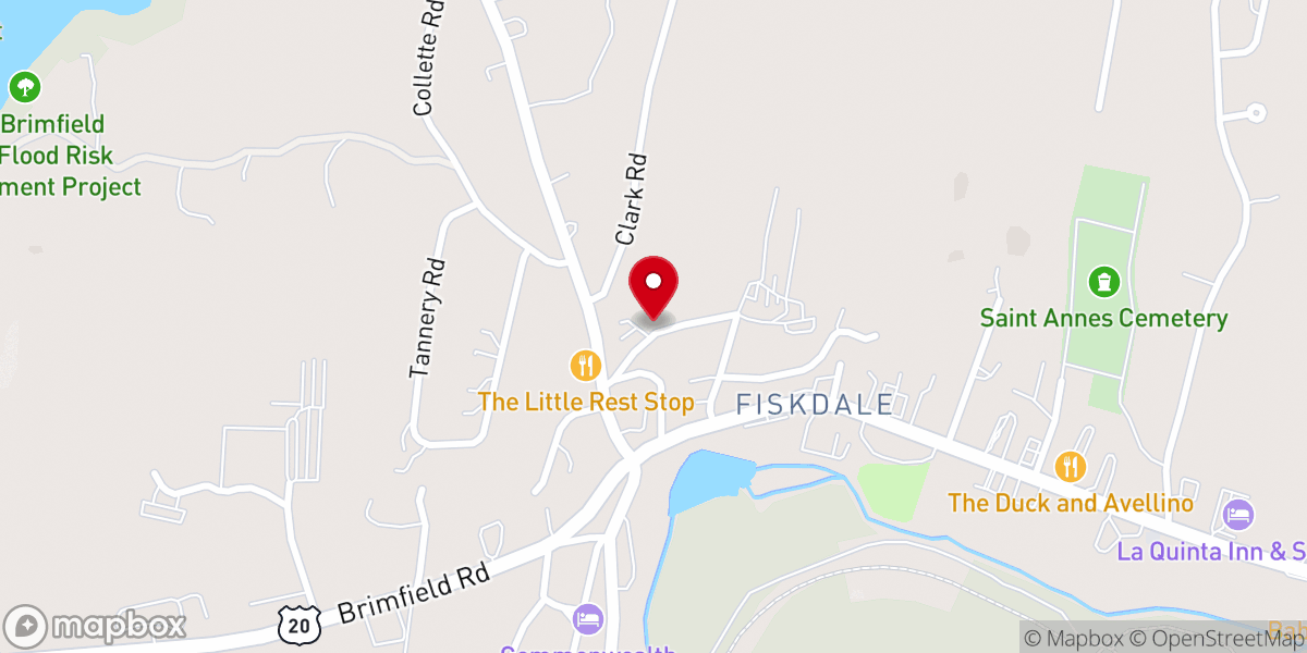 Map showing location of Roman Catholic Bishop of Worcester