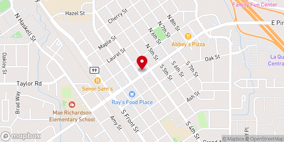 Map showing location of Crater Cafe