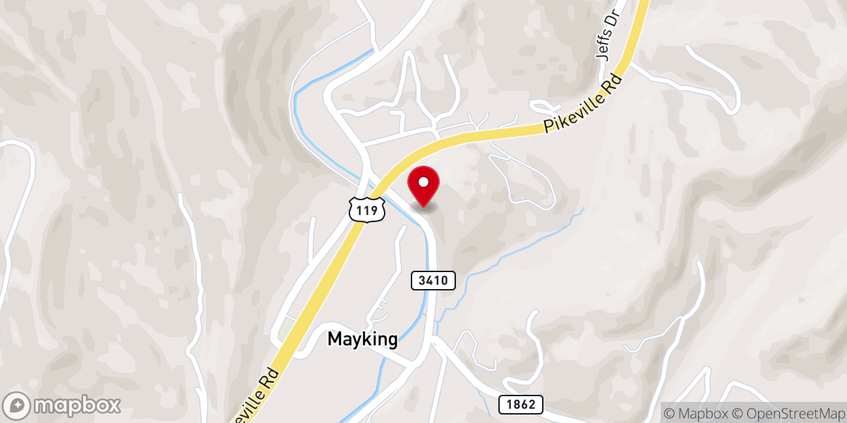 Map showing location of Thornton Regular Baptist Church