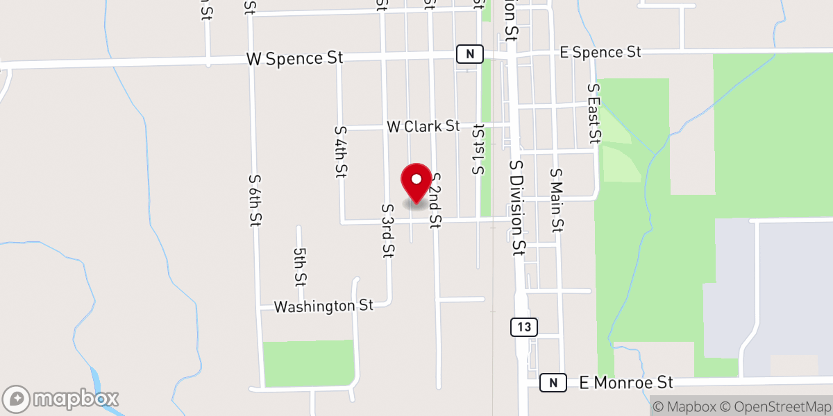 Map showing location of Colby, WI 54421