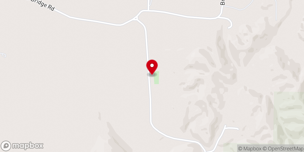 Map showing location of New Oak Grove Missionary Baptist Church