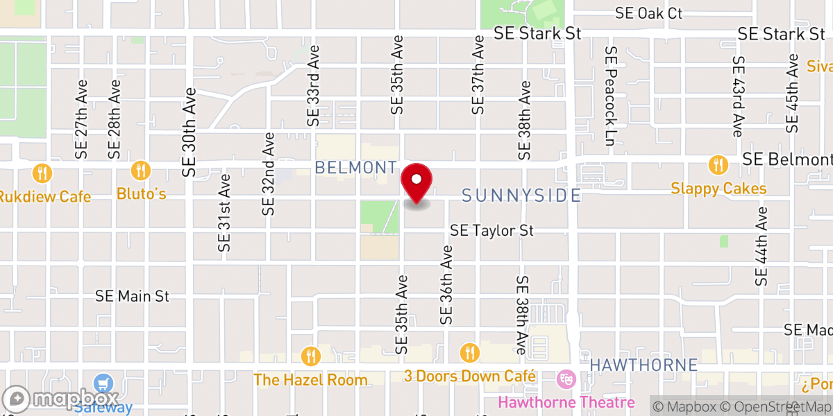 Map showing location of The Groves Church
