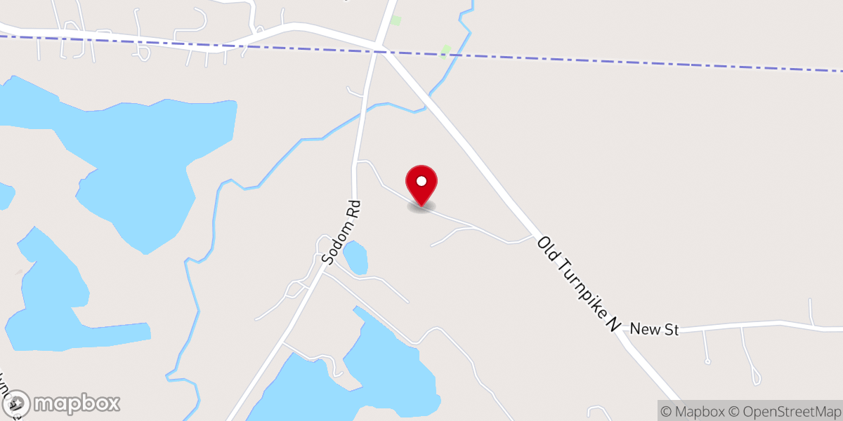 Map showing location of Clayton
