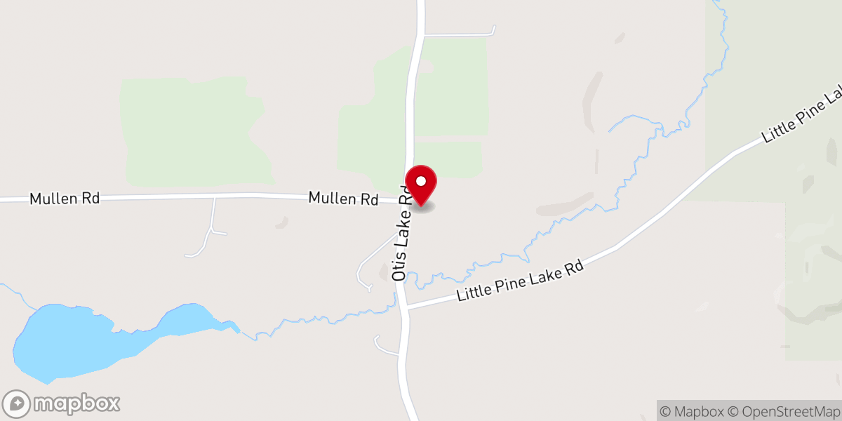 Map showing location of McCallum United Brethren Church