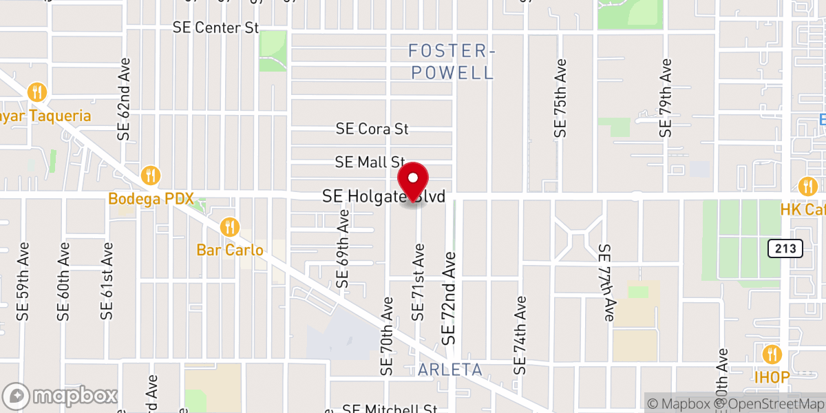 Map showing location of Christian Deaf Church