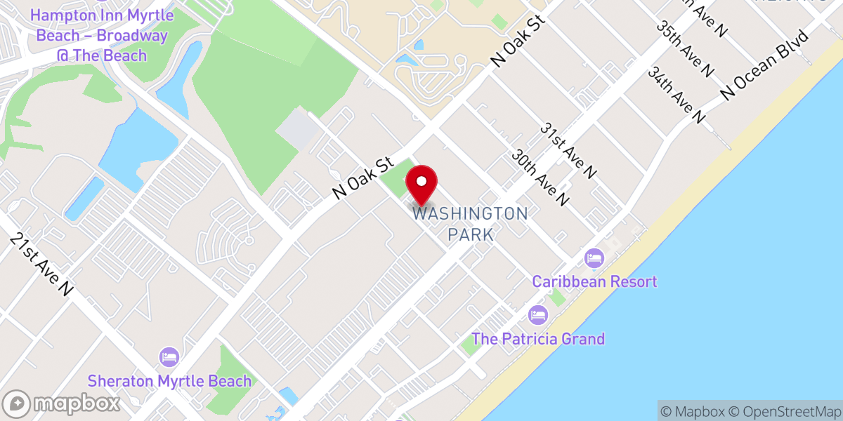 Map showing location of Midtown Vineyard Church