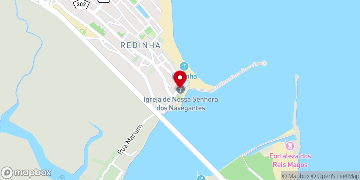 Map showing location of Paróquia Nossa Senhora dos Navegantes