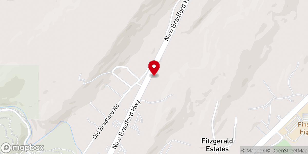 Map showing location of Agape Baptist Church
