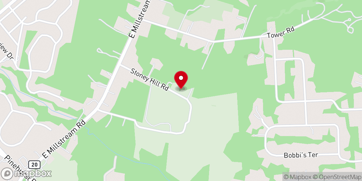 Map showing location of Living Hope Community Church