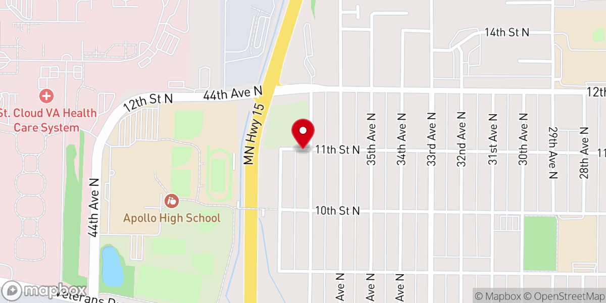Map showing location of Watchmen Ministries