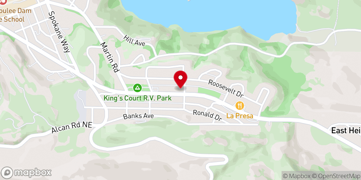 Map showing location of Chapel