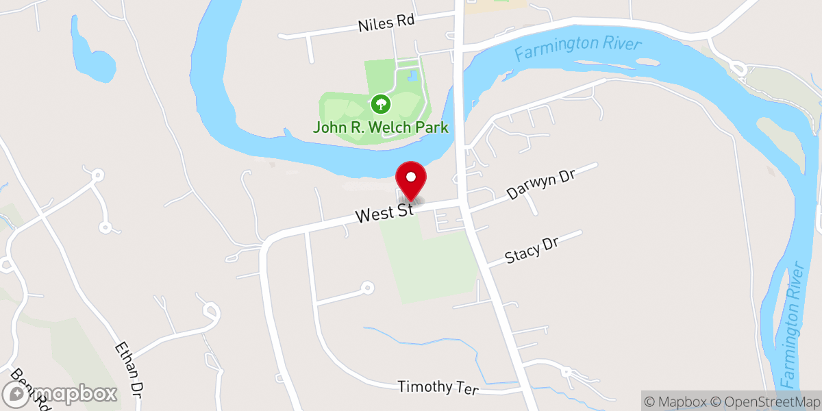Map showing location of St Casimir's Lithuanian Society