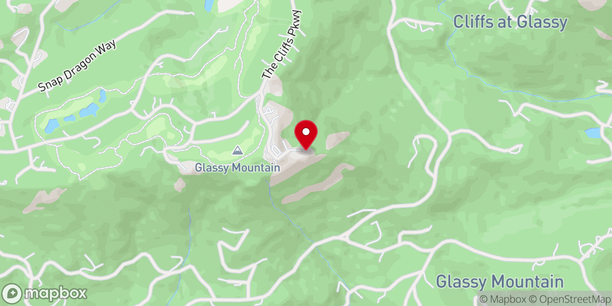 Map showing location of Glassy Mountain Chapel( members only)