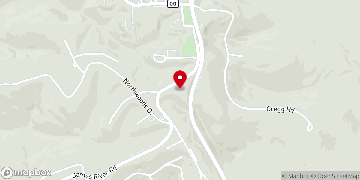 Map showing location of Kimberling City Seventh Day Adventist Church