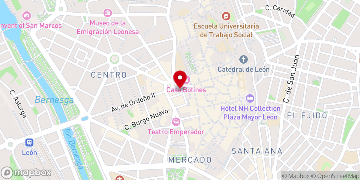 Map showing location of Iglesia de San Marcelo