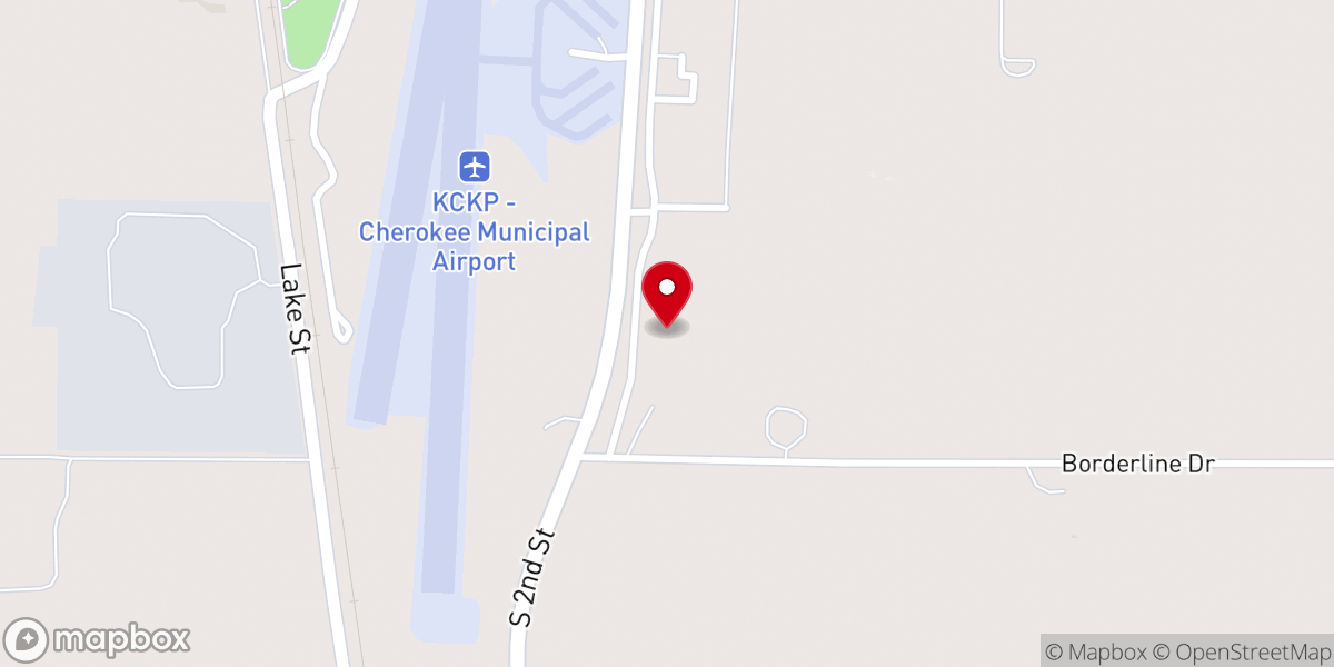 Map showing location of Faith Baptist Church