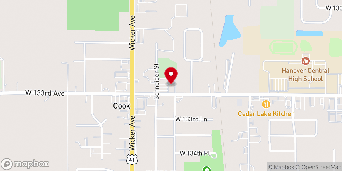 Map showing location of Holy Name of Jesus Catholic Church