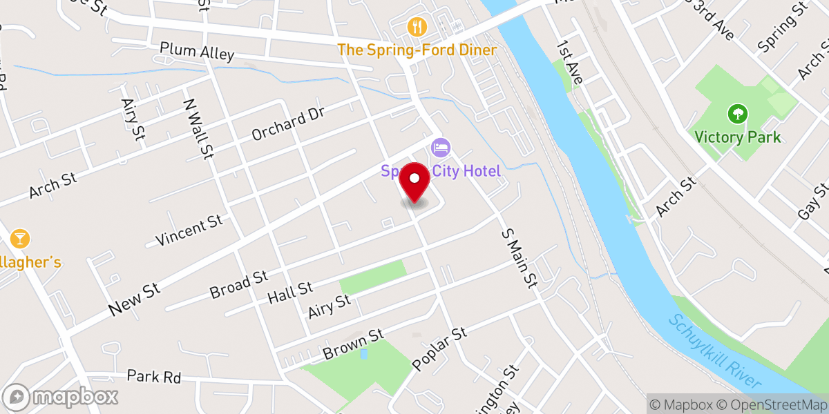 Map showing location of Spring City Regeneration Church