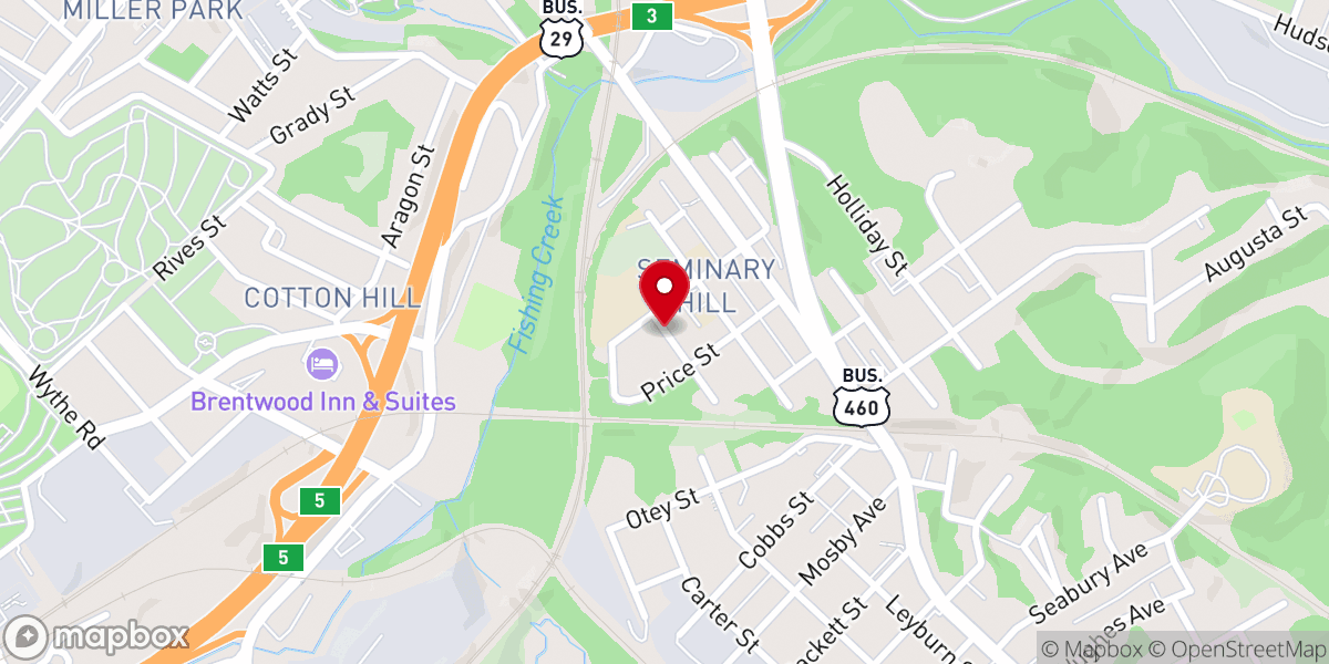 Map showing location of Bethany Sanctuary Number 2 Christ Temple