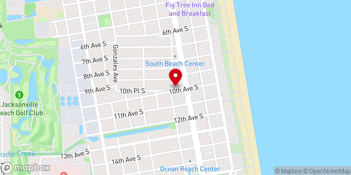 Map showing location of Rays of Healing Church
