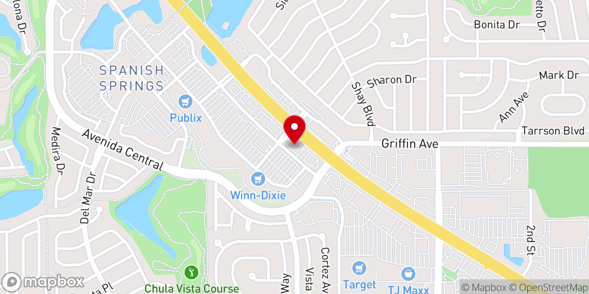 Map showing location of AAA Lady Lake at the Villages