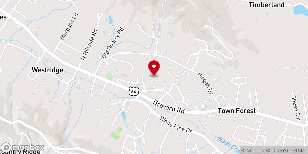 Map showing location of Living Hope Community Church