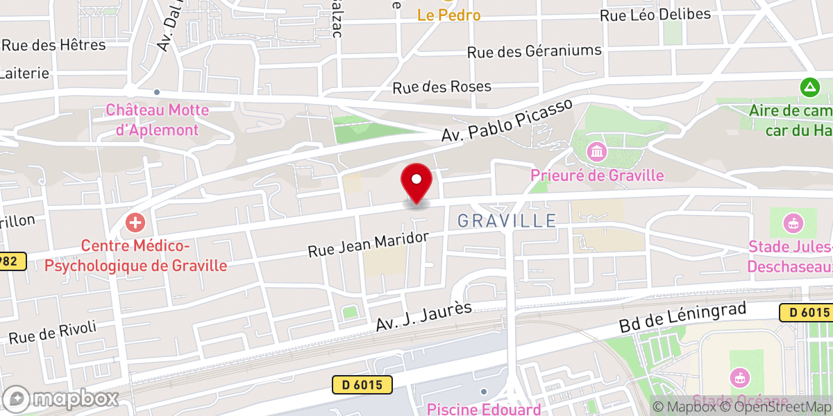 Map showing location of Église Notre Dame De Bonsecours