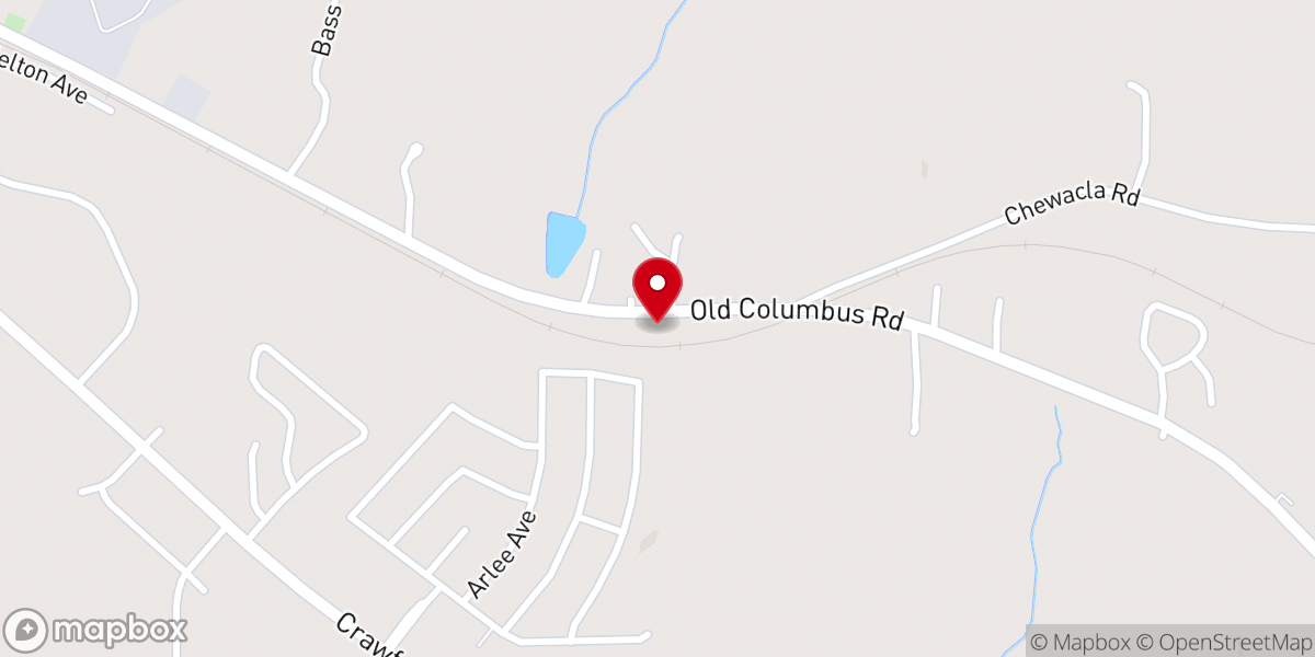 Map showing location of Garden-Gethsemane Fellowship