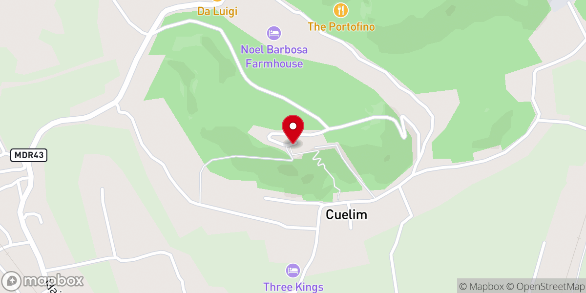 Map showing location of Three Kings Chapel