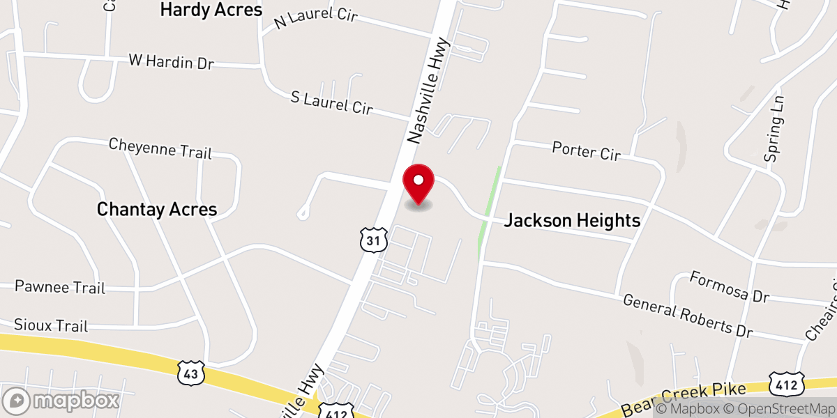 Map showing location of The Biblical Roots Ministries