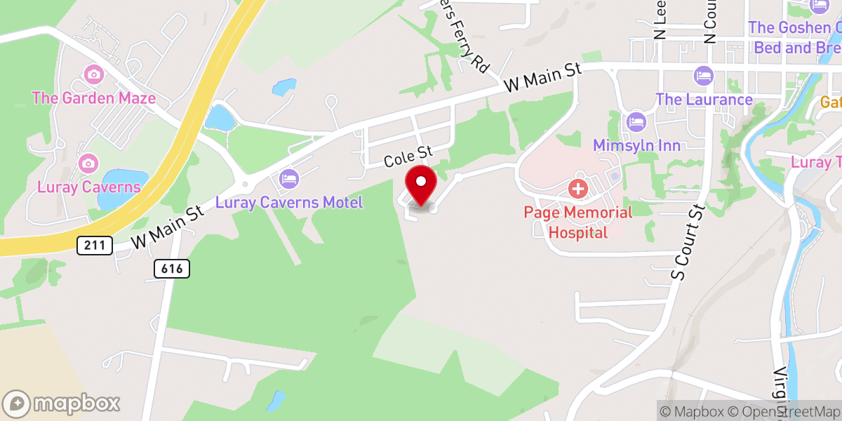 Map showing location of Skyview Springs Rehab & Nursing Center