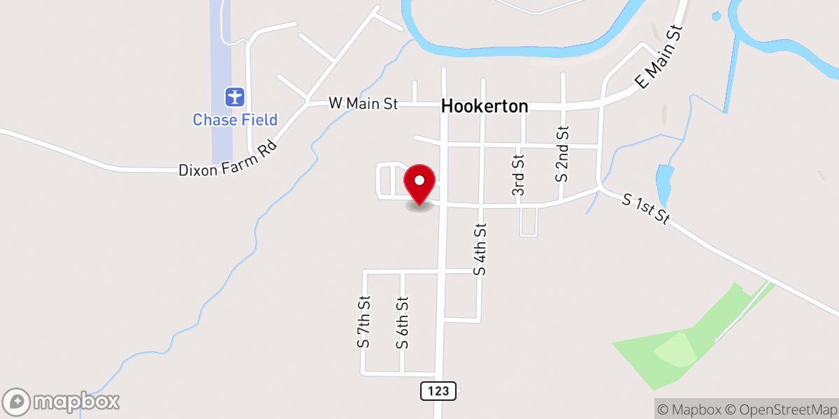 Map showing location of Star of Zion