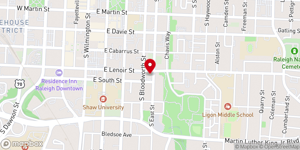 Map showing location of Jesus House of Prayer Outreach Ministry