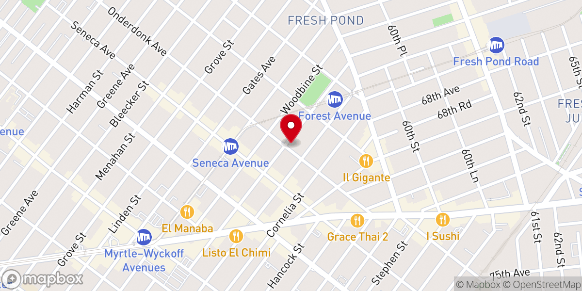 Map showing location of Christ Is Your Savior Church