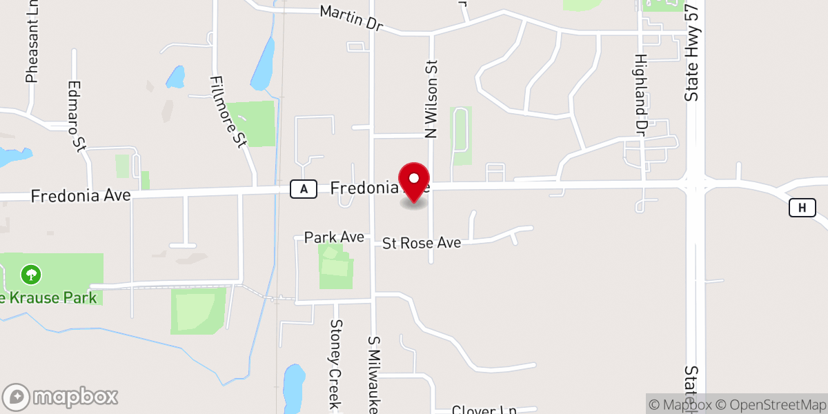 Map showing location of Divine Savior Catholic School