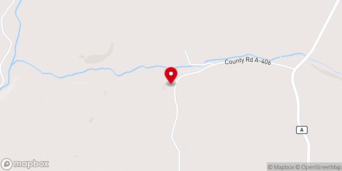 Map showing location of Silver Shade Church