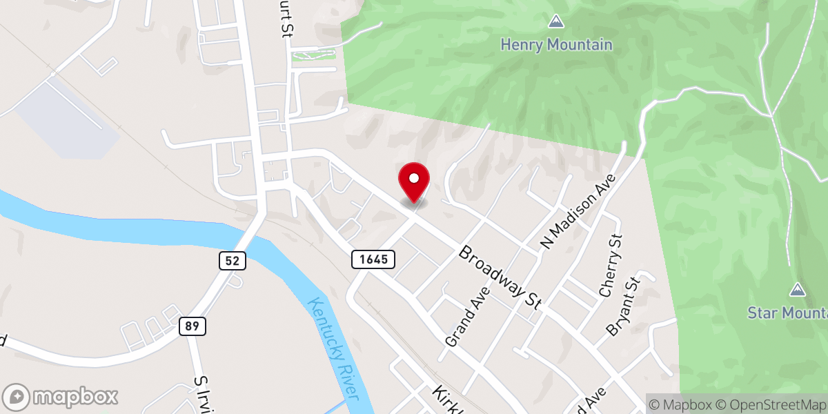 Map showing location of Irvine First Church of God