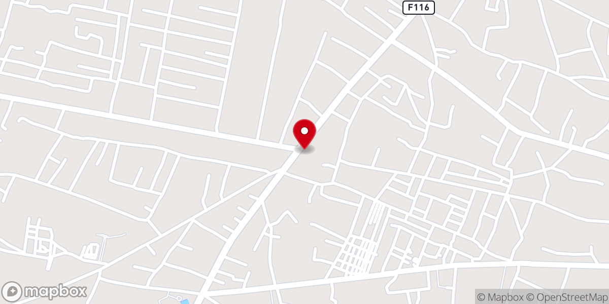 Map showing location of ST Patricks Church